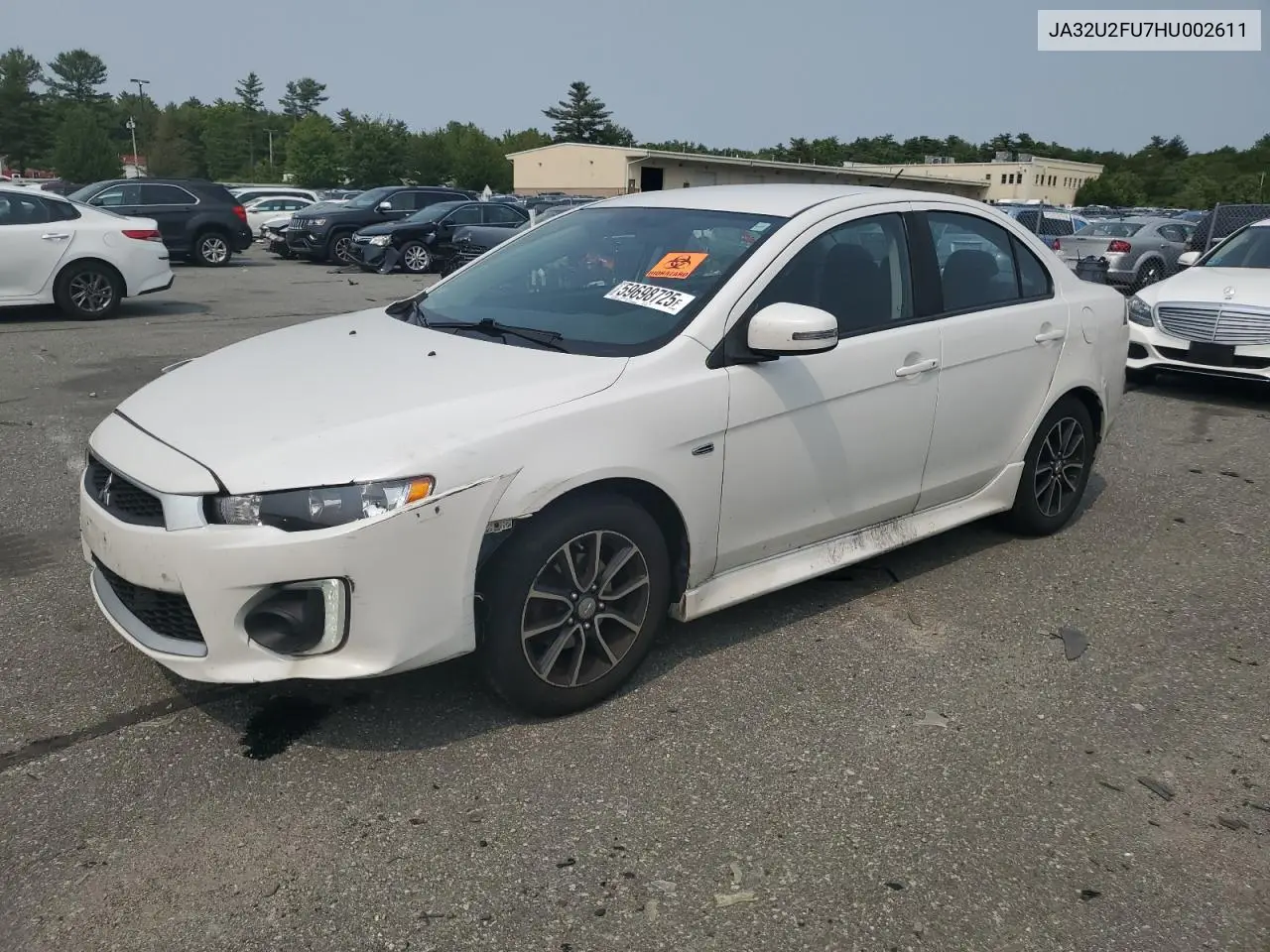 2017 Mitsubishi Lancer Es VIN: JA32U2FU7HU002611 Lot: 59698725