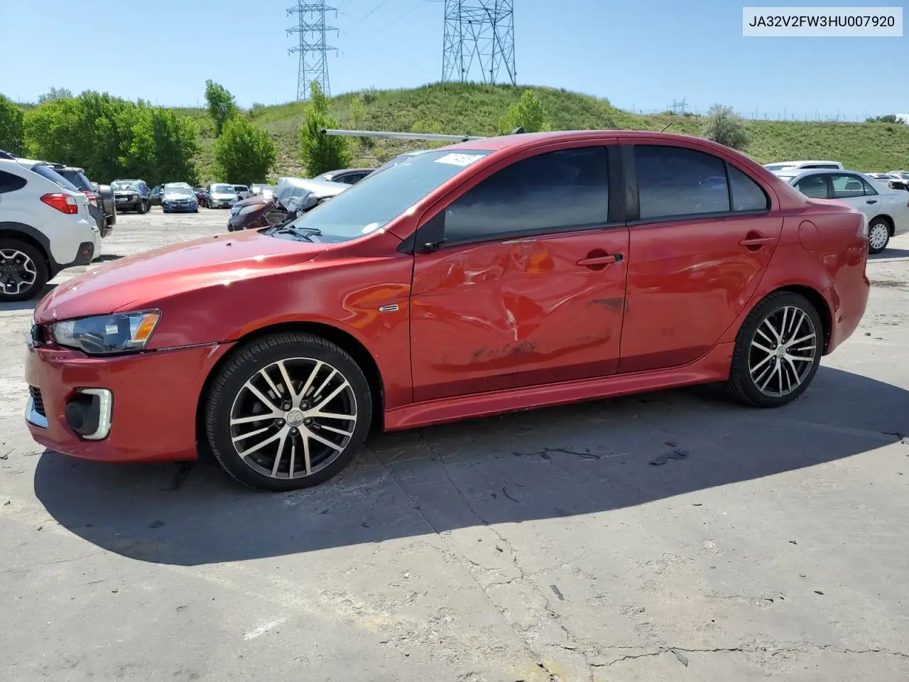 2017 Mitsubishi Lancer Es VIN: JA32V2FW3HU007920 Lot: 60114605