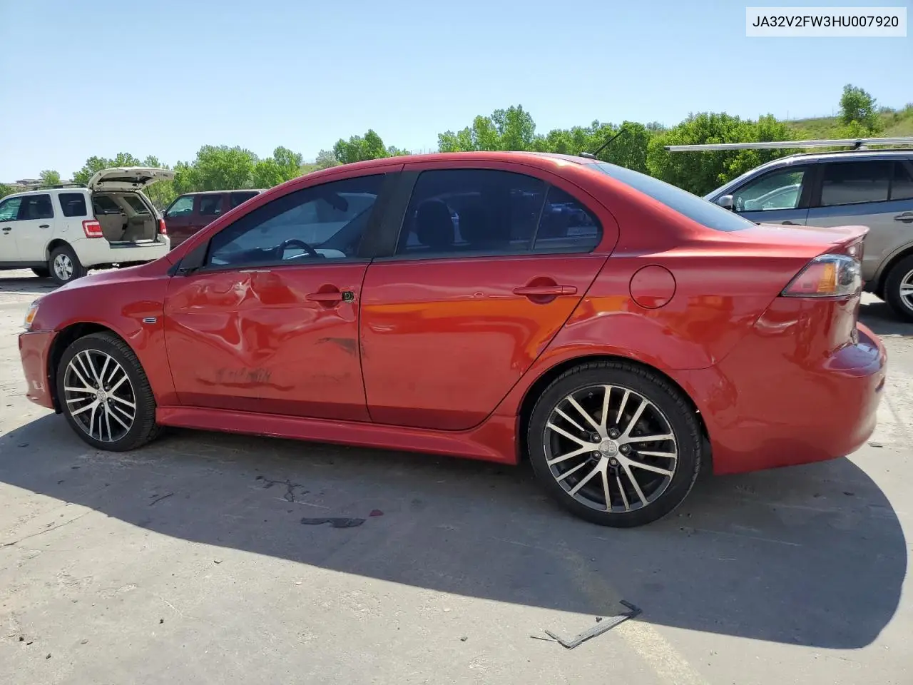 2017 Mitsubishi Lancer Es VIN: JA32V2FW3HU007920 Lot: 60114605