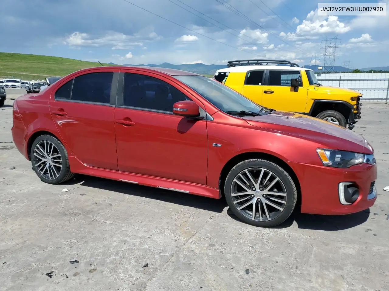 2017 Mitsubishi Lancer Es VIN: JA32V2FW3HU007920 Lot: 60114605