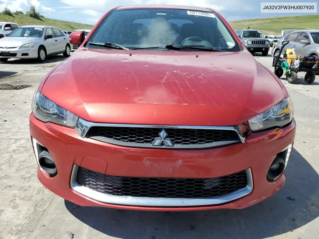 2017 Mitsubishi Lancer Es VIN: JA32V2FW3HU007920 Lot: 60114605