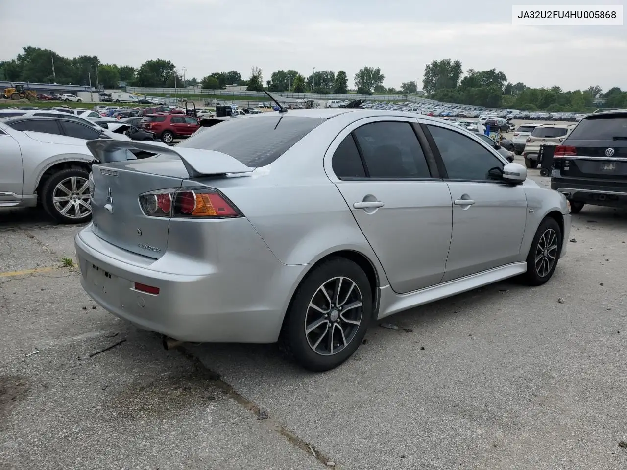2017 Mitsubishi Lancer Es VIN: JA32U2FU4HU005868 Lot: 60718865