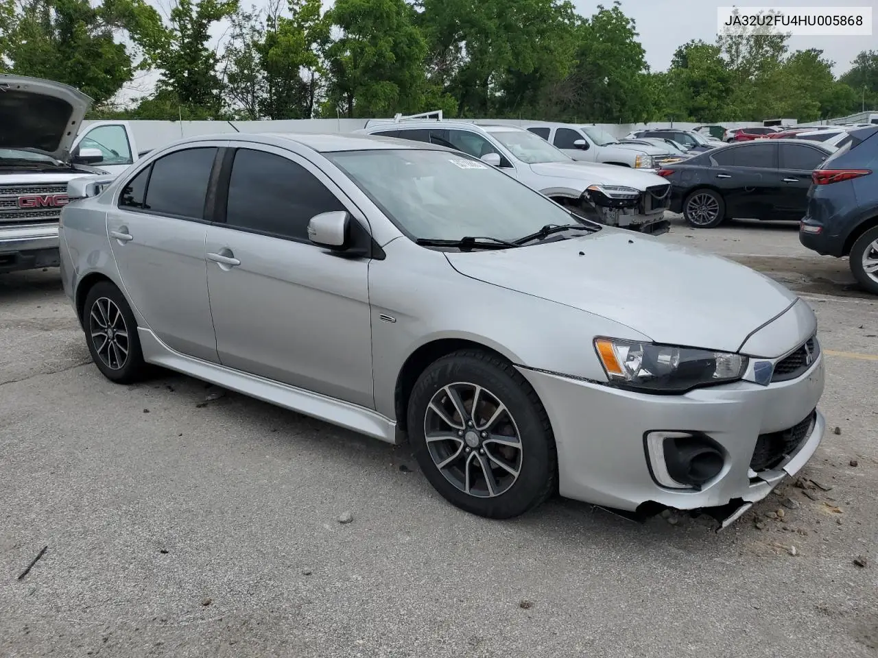 2017 Mitsubishi Lancer Es VIN: JA32U2FU4HU005868 Lot: 60718865