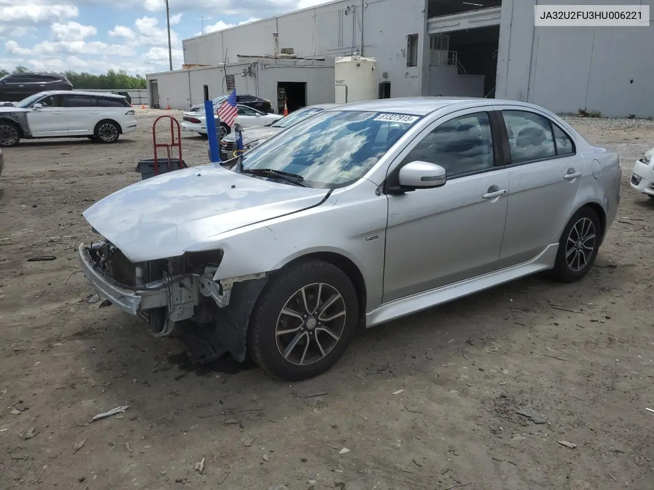 2017 Mitsubishi Lancer Es VIN: JA32U2FU3HU006221 Lot: 61327915