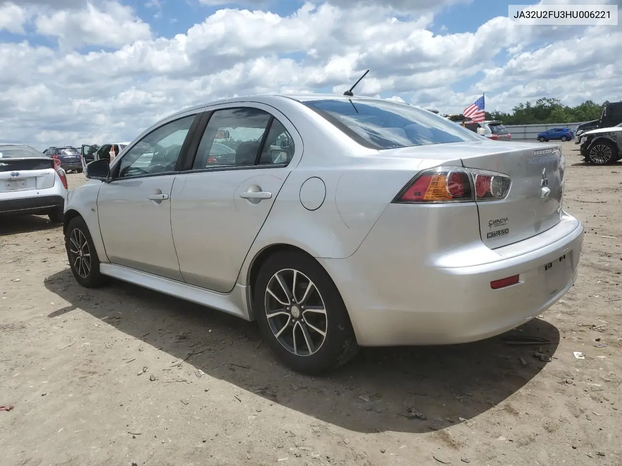2017 Mitsubishi Lancer Es VIN: JA32U2FU3HU006221 Lot: 61327915