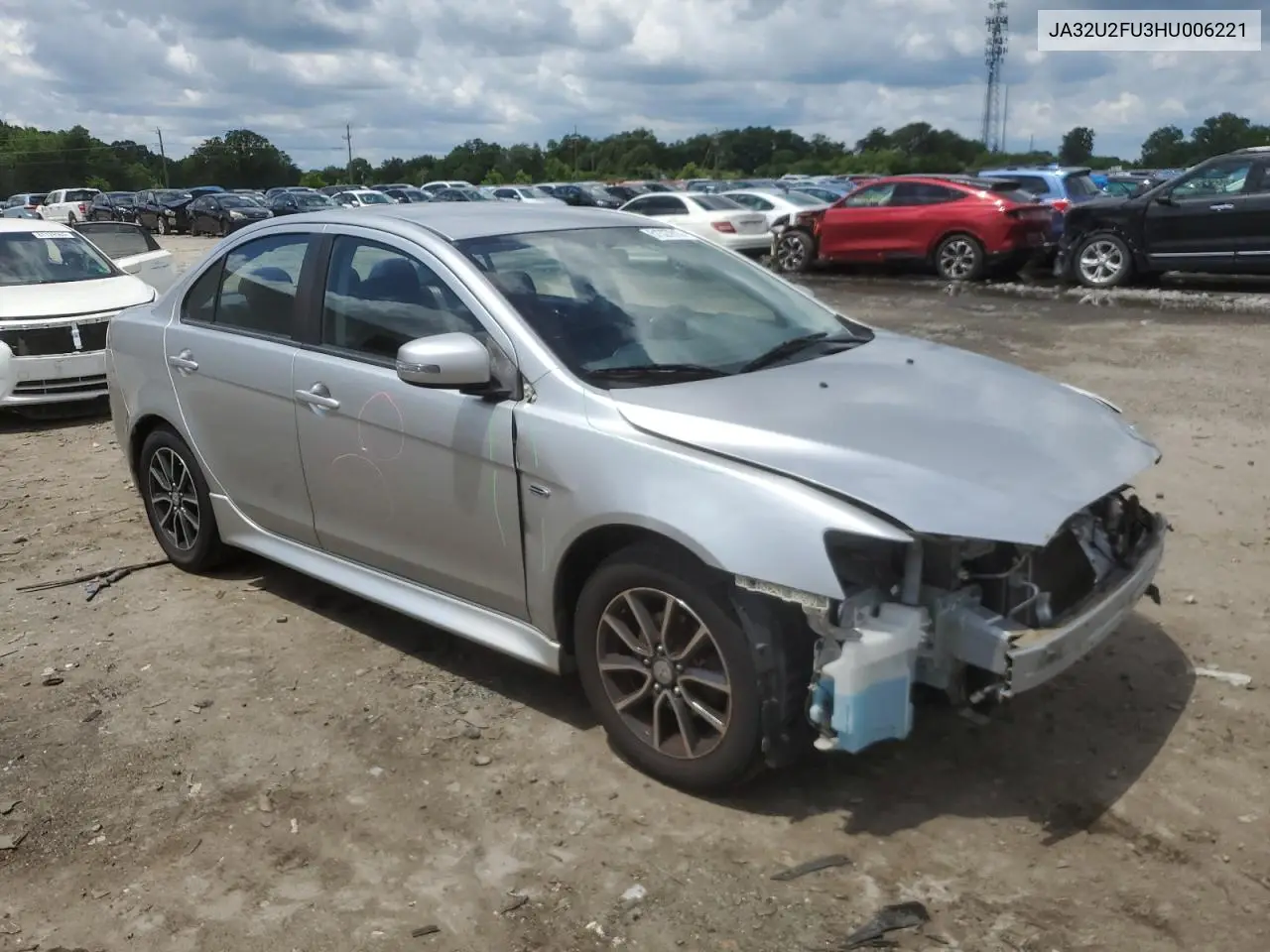 2017 Mitsubishi Lancer Es VIN: JA32U2FU3HU006221 Lot: 61327915