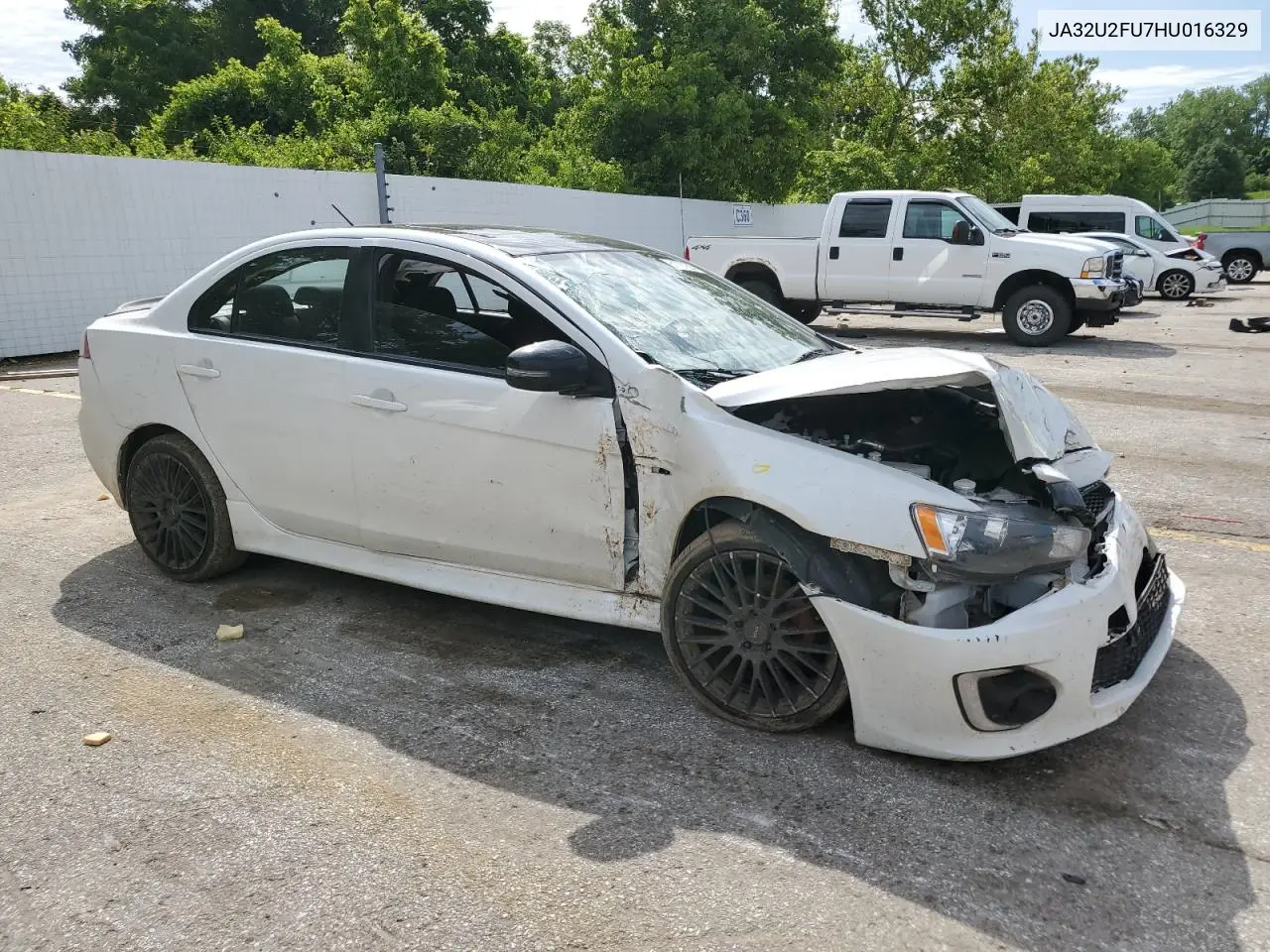2017 Mitsubishi Lancer Es VIN: JA32U2FU7HU016329 Lot: 61797205