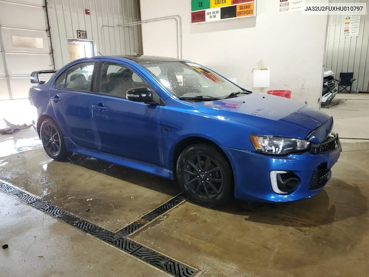 2017 Mitsubishi Lancer Es VIN: JA32U2FUXHU010797 Lot: 61831725