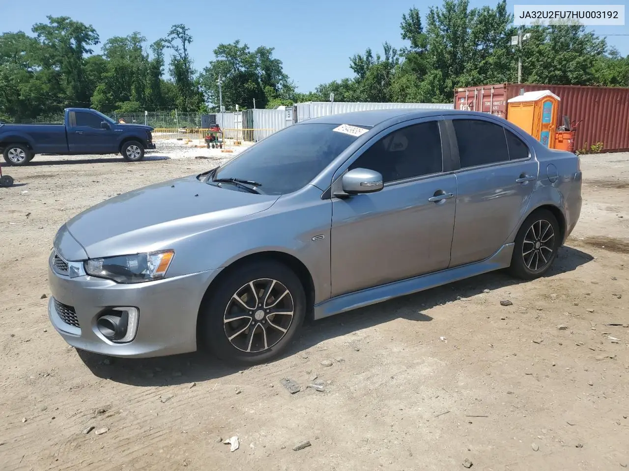 2017 Mitsubishi Lancer Es VIN: JA32U2FU7HU003192 Lot: 61949935