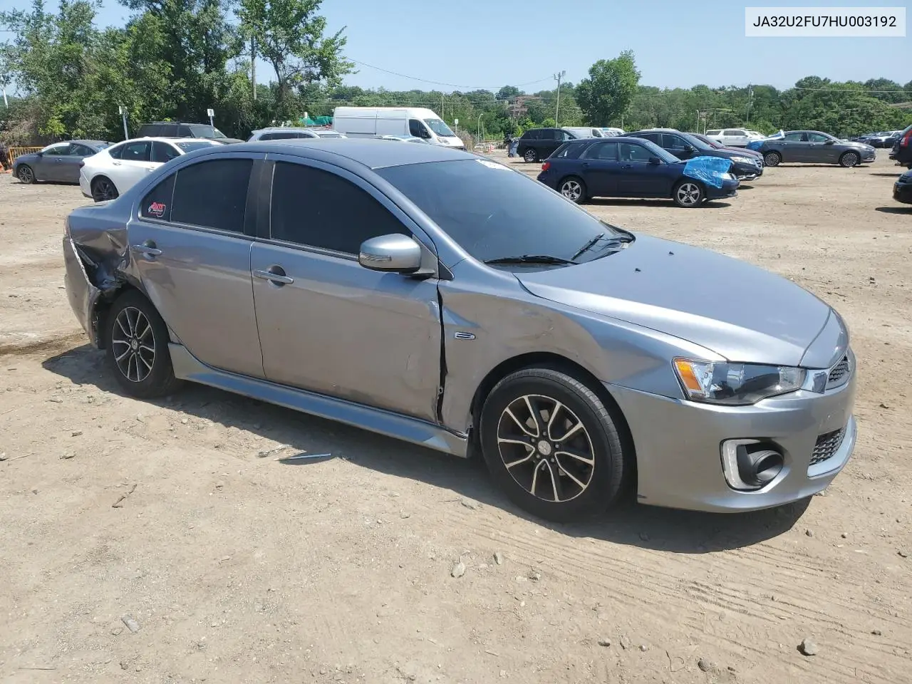 2017 Mitsubishi Lancer Es VIN: JA32U2FU7HU003192 Lot: 61949935