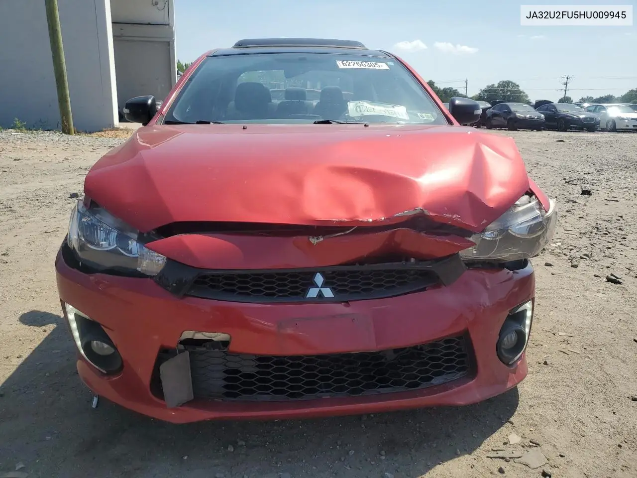 2017 Mitsubishi Lancer Es VIN: JA32U2FU5HU009945 Lot: 62266305