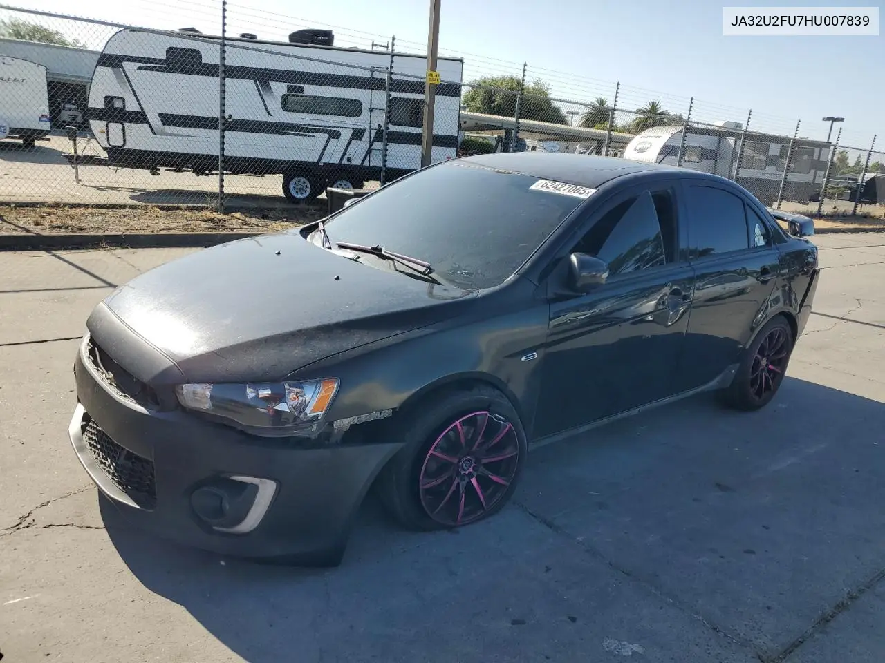 2017 Mitsubishi Lancer Es VIN: JA32U2FU7HU007839 Lot: 62427065