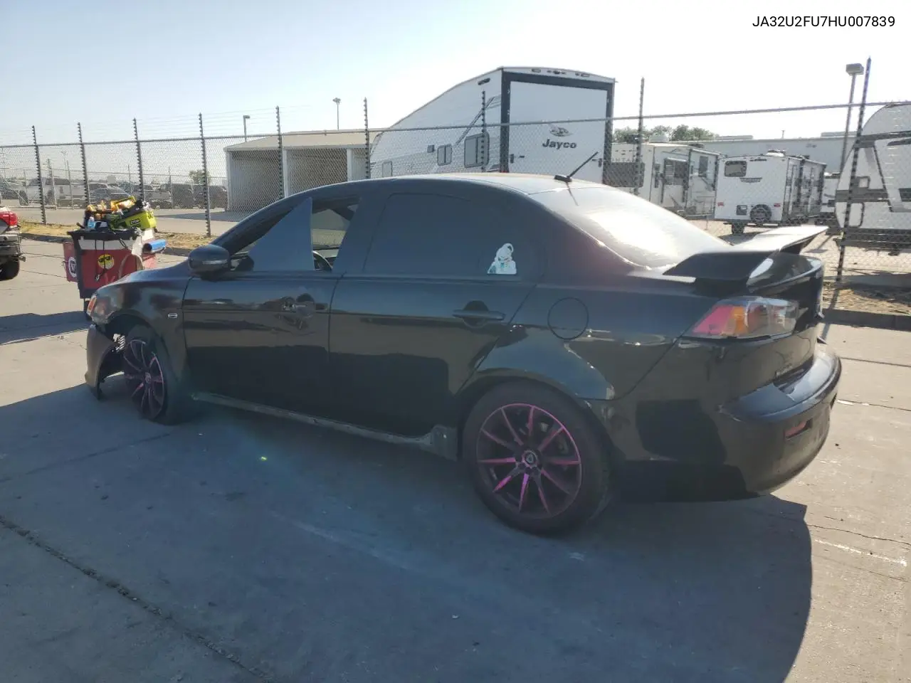 2017 Mitsubishi Lancer Es VIN: JA32U2FU7HU007839 Lot: 62427065