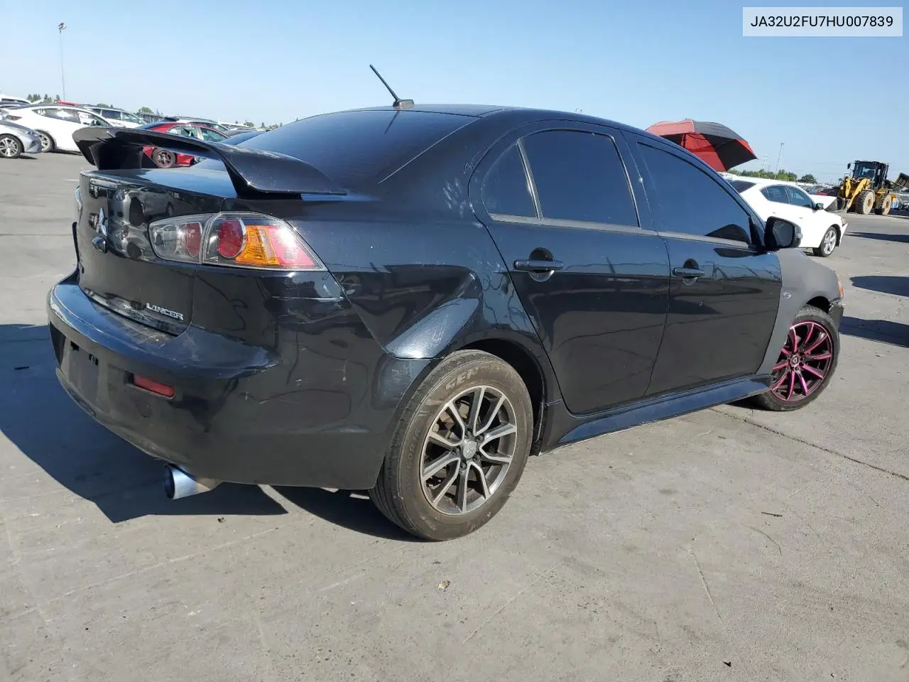 2017 Mitsubishi Lancer Es VIN: JA32U2FU7HU007839 Lot: 62427065