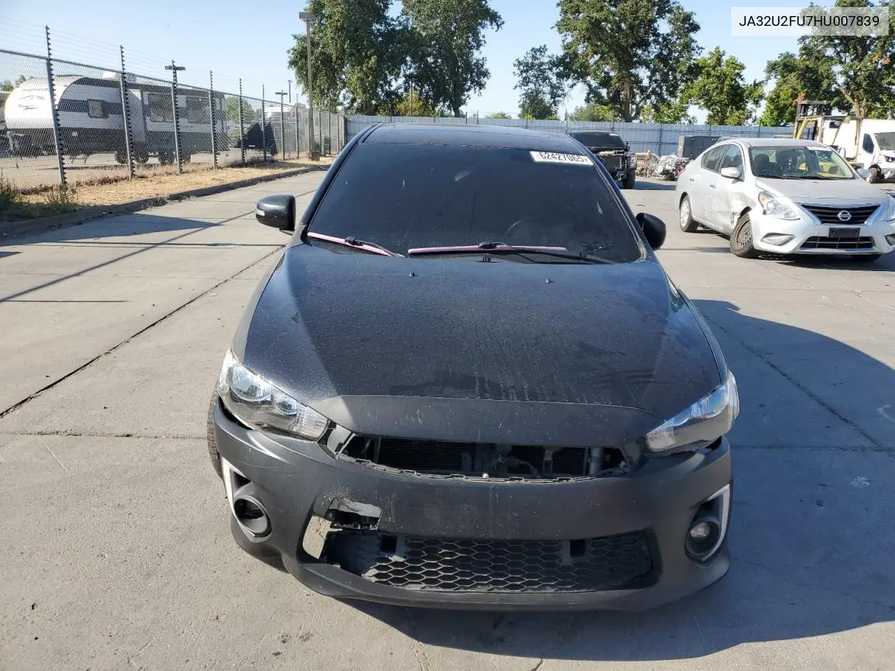 2017 Mitsubishi Lancer Es VIN: JA32U2FU7HU007839 Lot: 62427065
