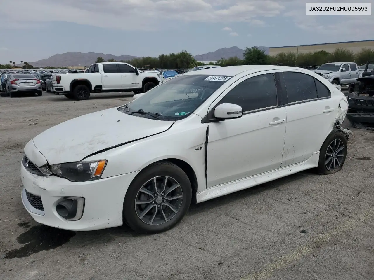 2017 Mitsubishi Lancer Es VIN: JA32U2FU2HU005593 Lot: 62431525