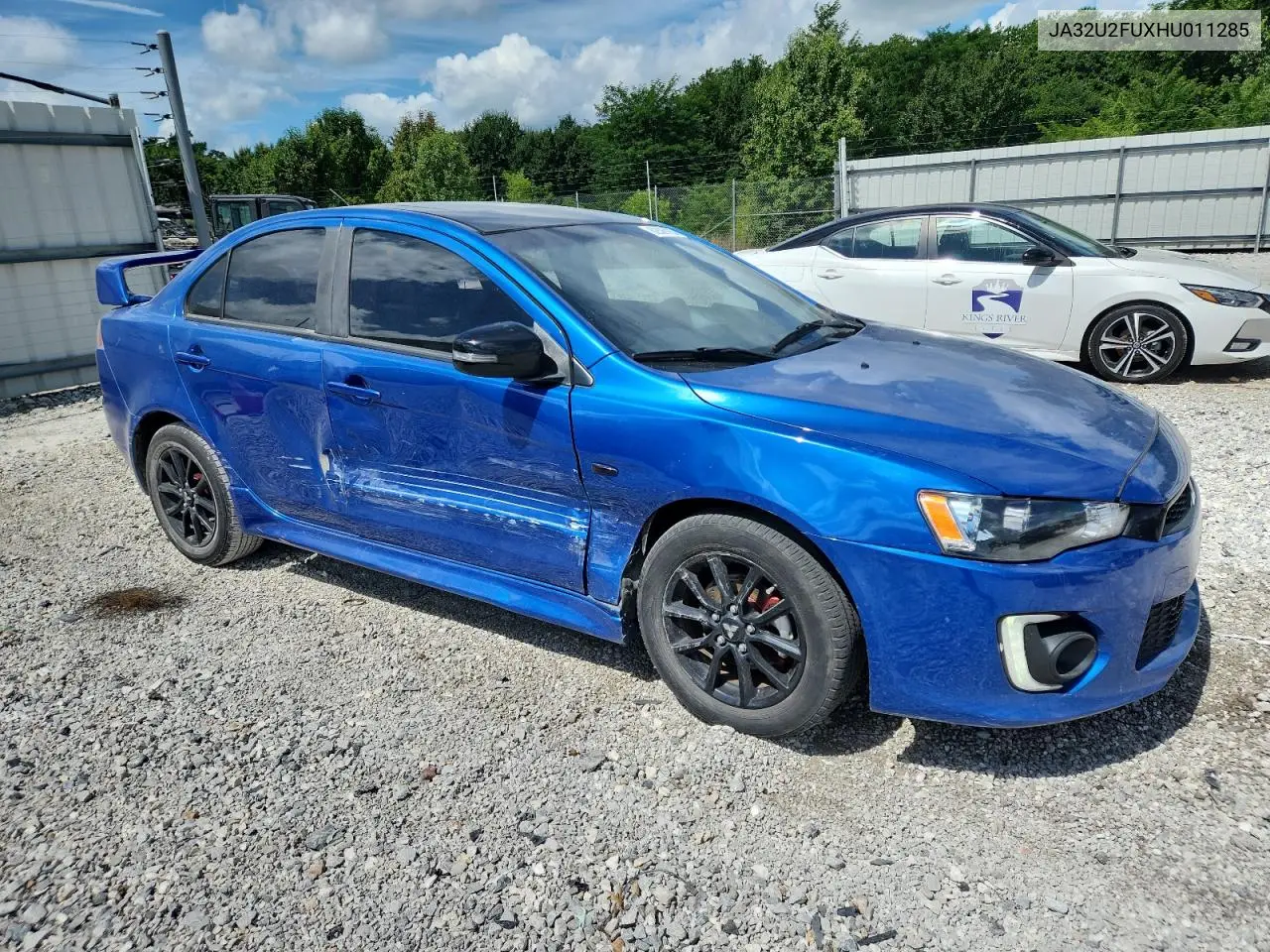 2017 Mitsubishi Lancer Es VIN: JA32U2FUXHU011285 Lot: 62506165