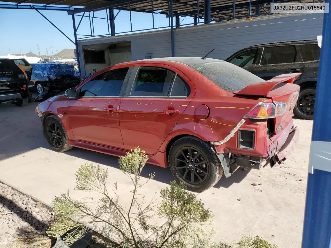2017 Mitsubishi Lancer Es VIN: JA32U2FU2HU015640 Lot: 80364904
