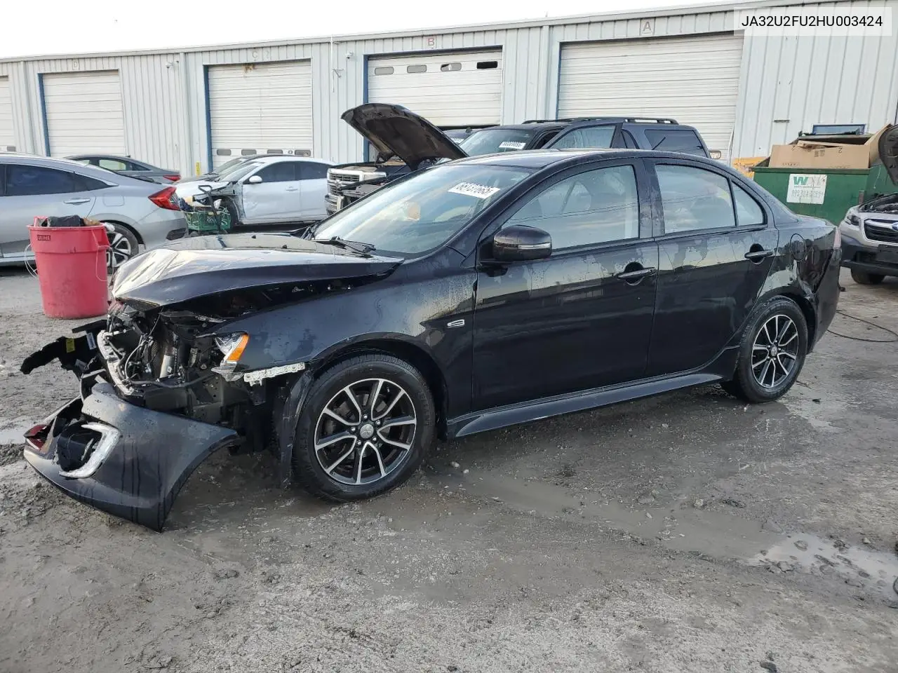 2017 Mitsubishi Lancer Es VIN: JA32U2FU2HU003424 Lot: 88137685