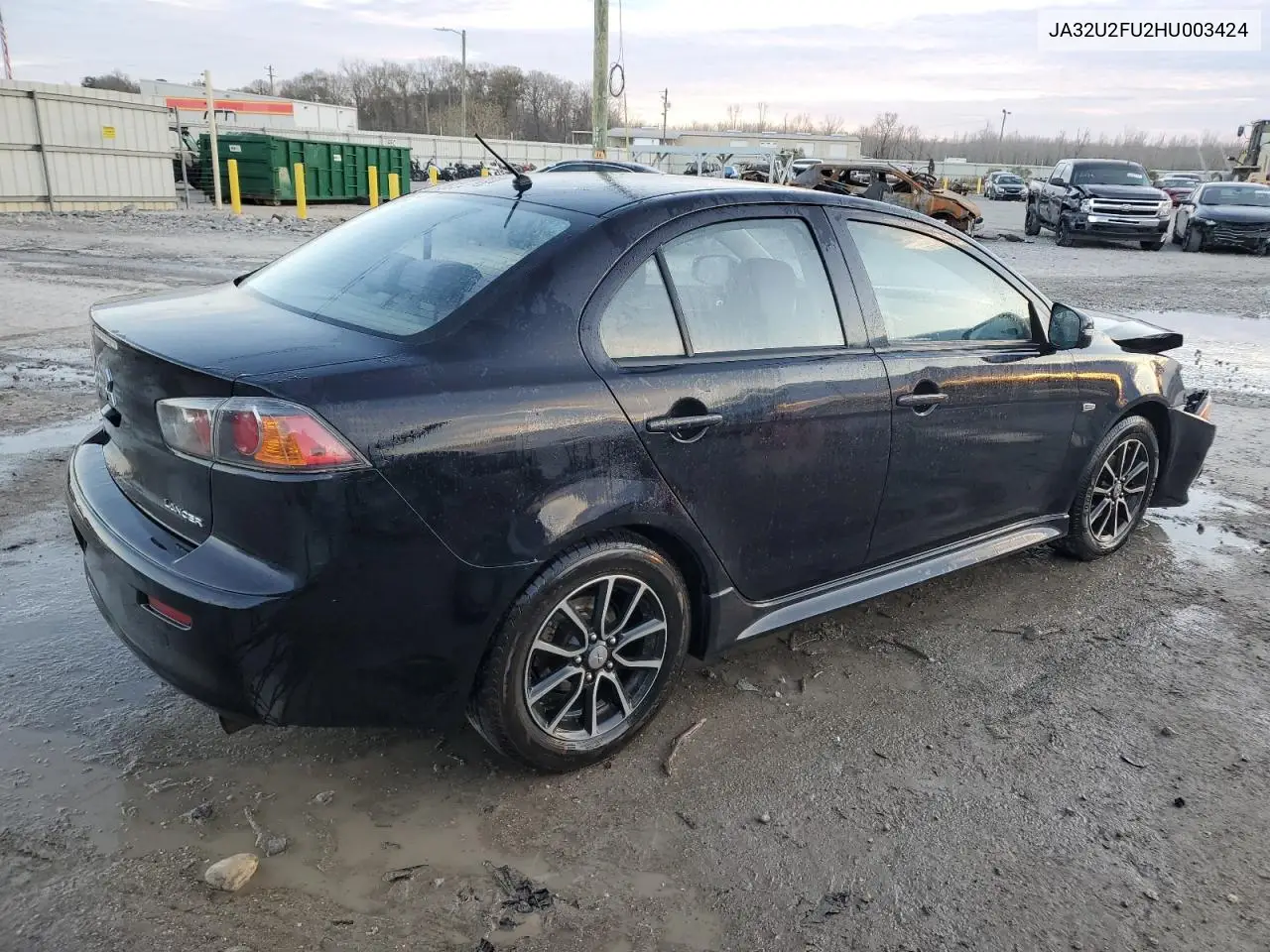 2017 Mitsubishi Lancer Es VIN: JA32U2FU2HU003424 Lot: 88137685