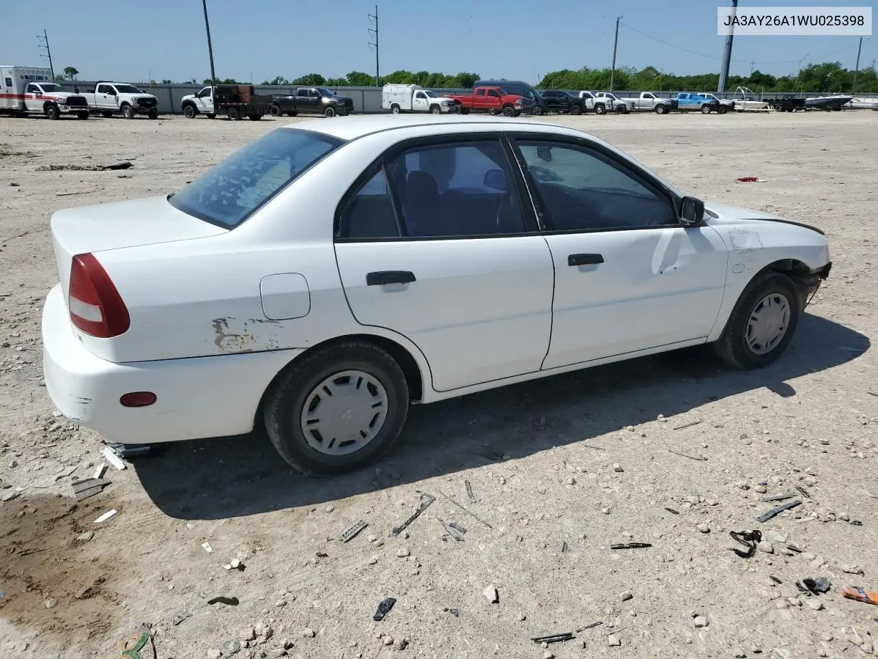 1998 Mitsubishi Mirage De VIN: JA3AY26A1WU025398 Lot: 52533075