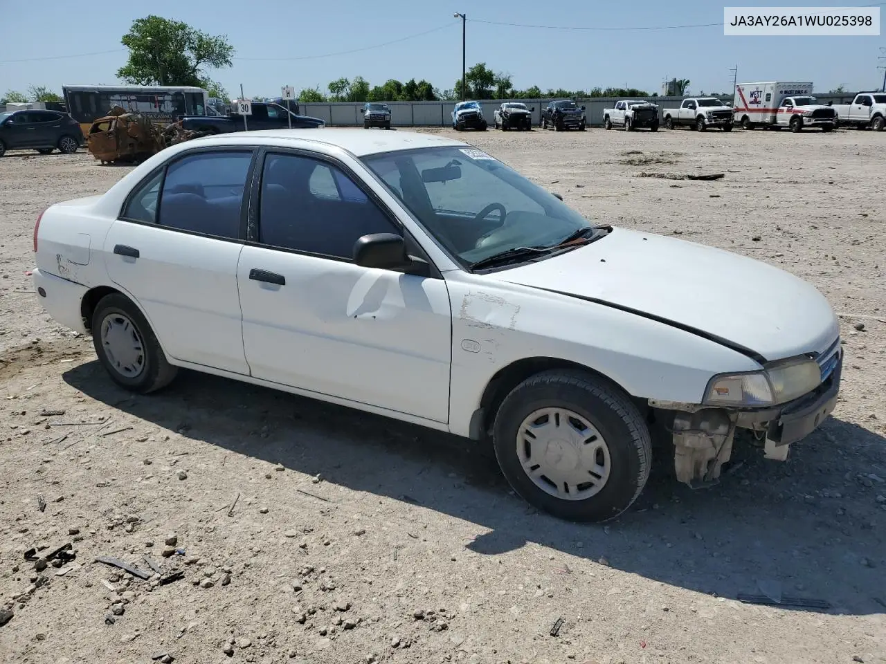 1998 Mitsubishi Mirage De VIN: JA3AY26A1WU025398 Lot: 52533075