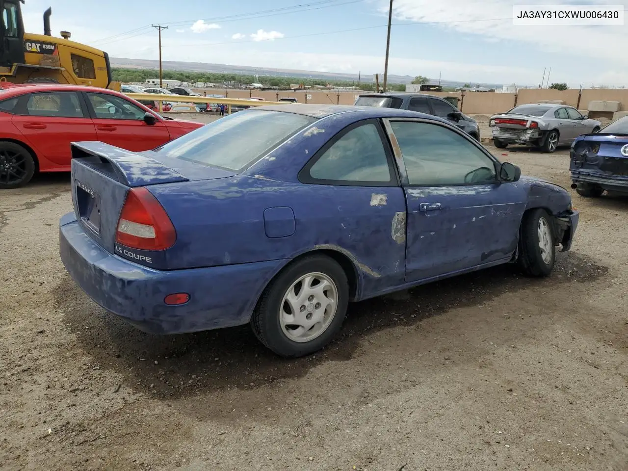 1998 Mitsubishi Mirage Ls VIN: JA3AY31CXWU006430 Lot: 55851005