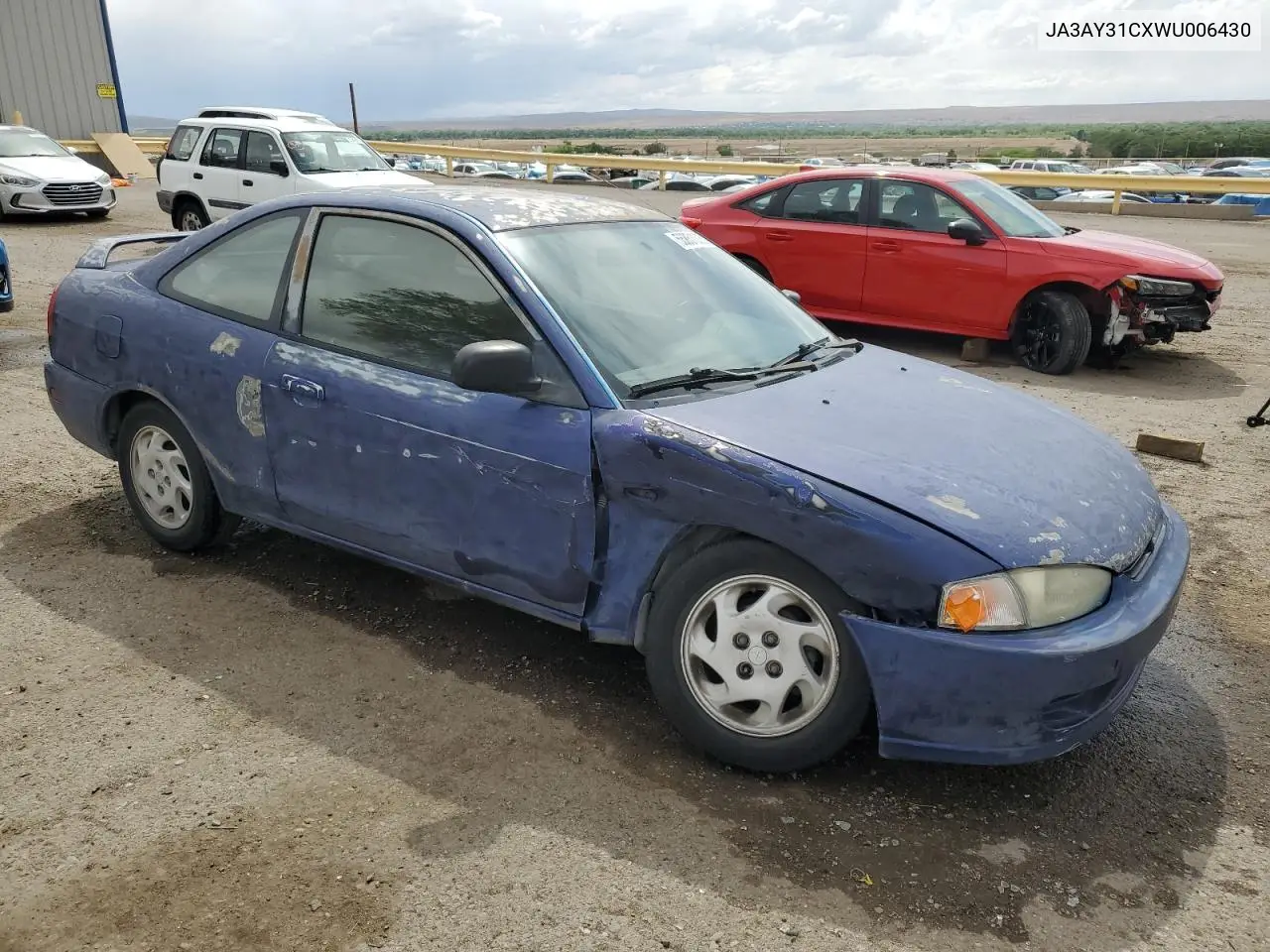 1998 Mitsubishi Mirage Ls VIN: JA3AY31CXWU006430 Lot: 55851005