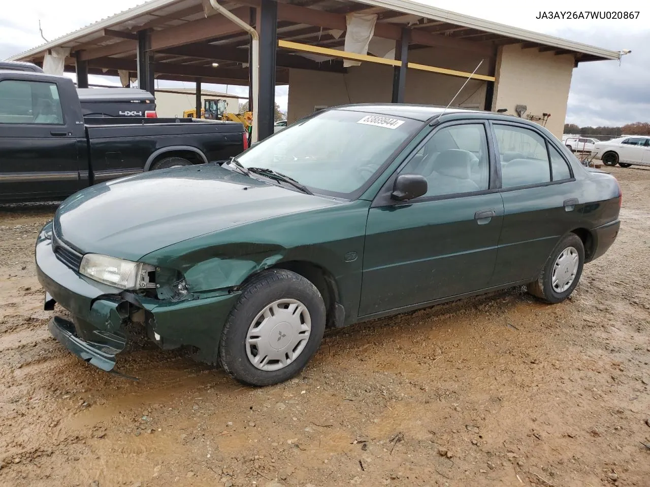 1998 Mitsubishi Mirage De VIN: JA3AY26A7WU020867 Lot: 83889944