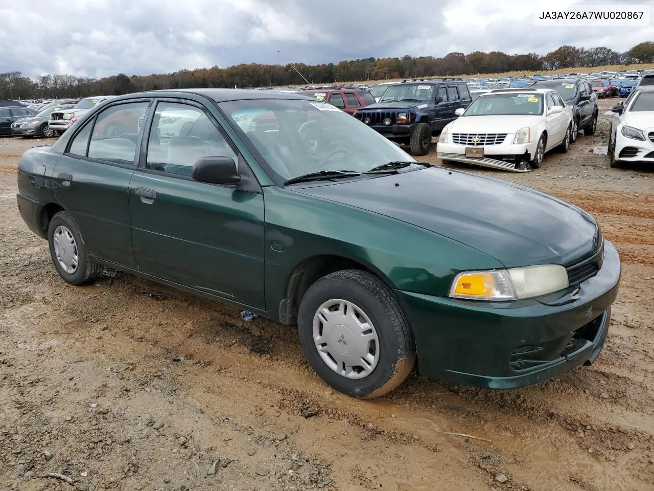 1998 Mitsubishi Mirage De VIN: JA3AY26A7WU020867 Lot: 83889944