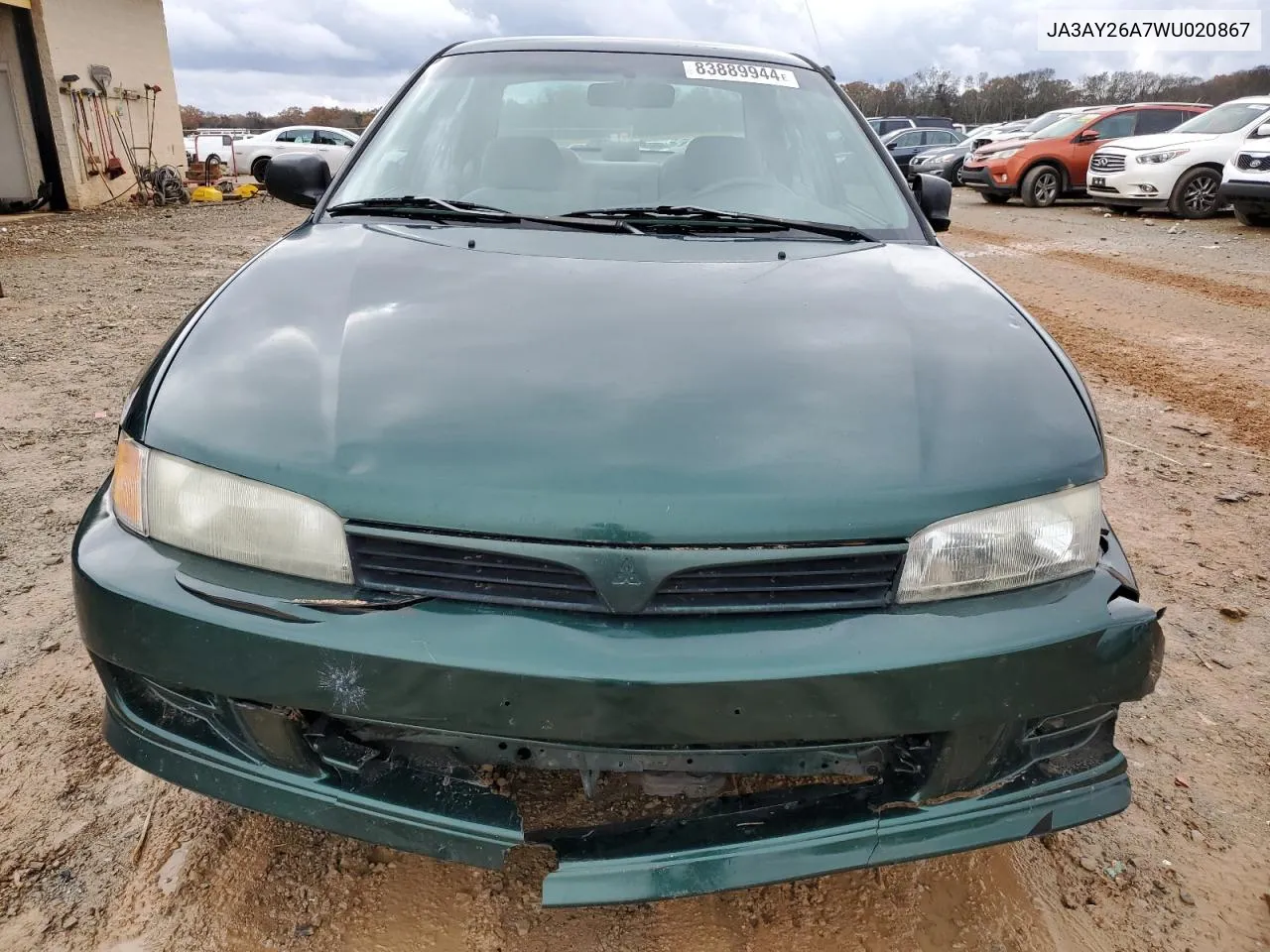 1998 Mitsubishi Mirage De VIN: JA3AY26A7WU020867 Lot: 83889944