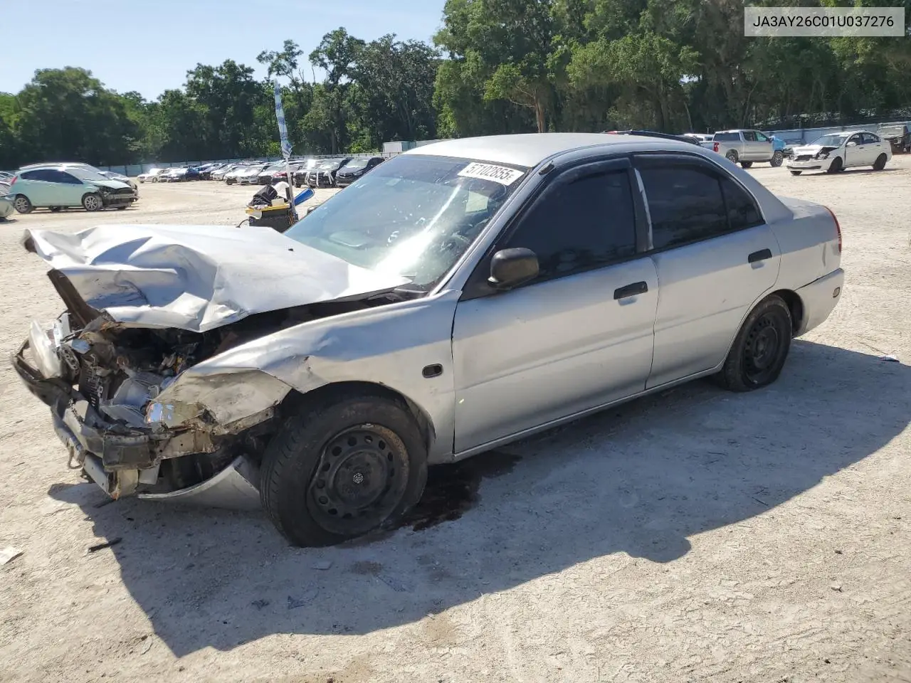 2001 Mitsubishi Mirage Es VIN: JA3AY26C01U037276 Lot: 57102855