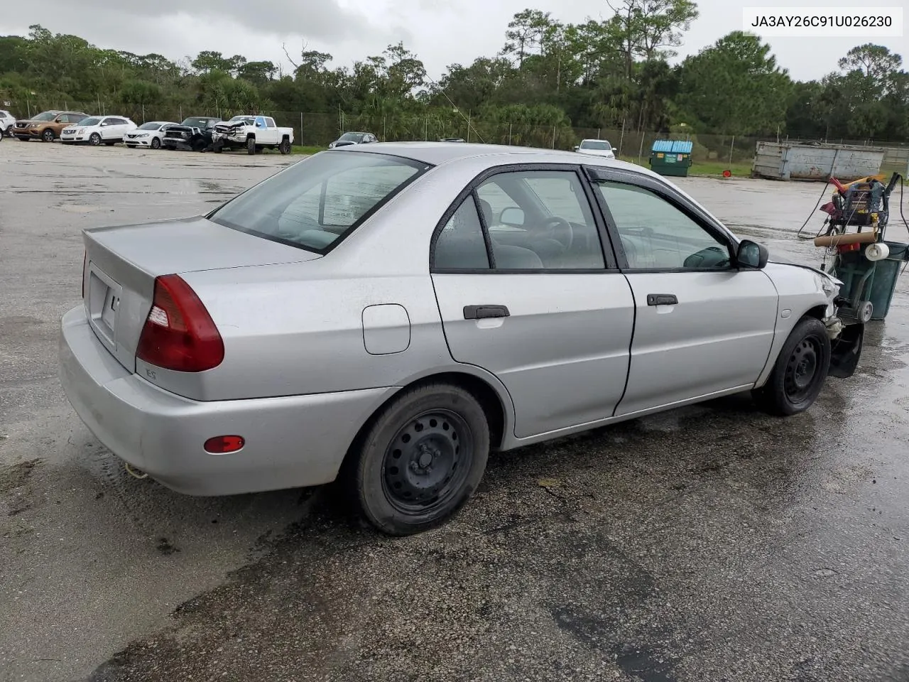 2001 Mitsubishi Mirage Es VIN: JA3AY26C91U026230 Lot: 74546944