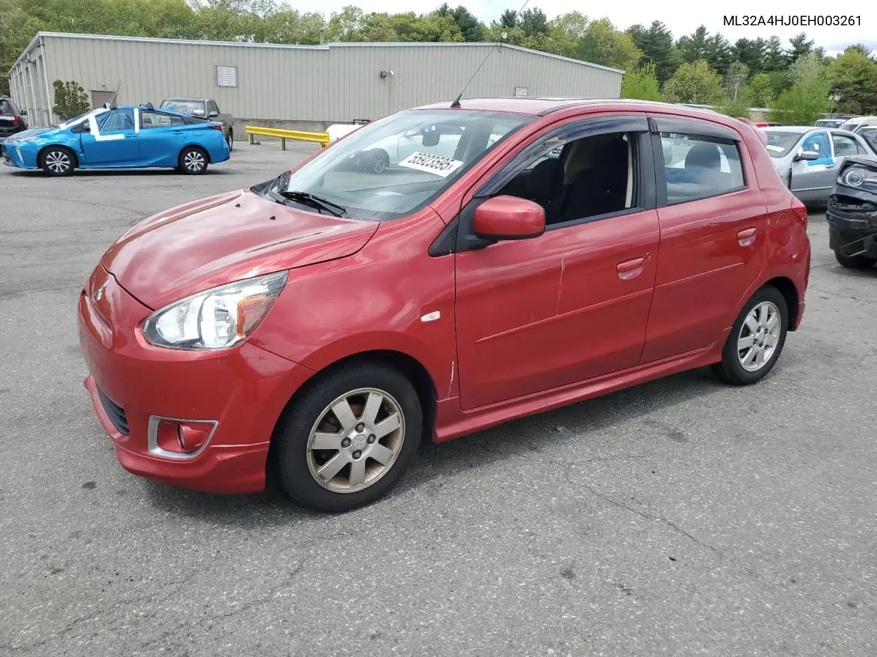 2014 Mitsubishi Mirage Es VIN: ML32A4HJ0EH003261 Lot: 55923595