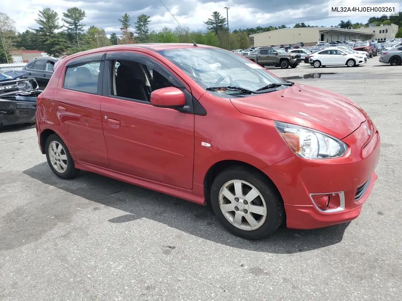 2014 Mitsubishi Mirage Es VIN: ML32A4HJ0EH003261 Lot: 55923595