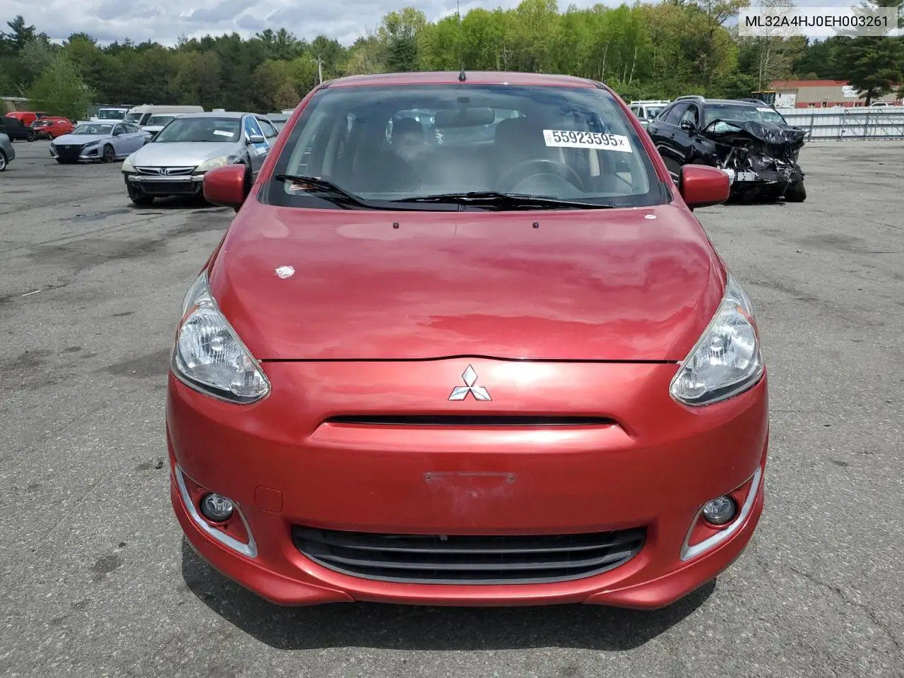 2014 Mitsubishi Mirage Es VIN: ML32A4HJ0EH003261 Lot: 55923595