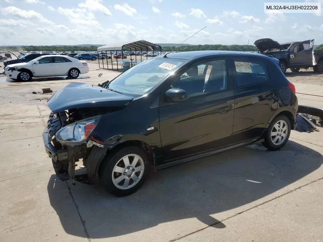 2014 Mitsubishi Mirage Es VIN: ML32A4HJ3EH022208 Lot: 61242475