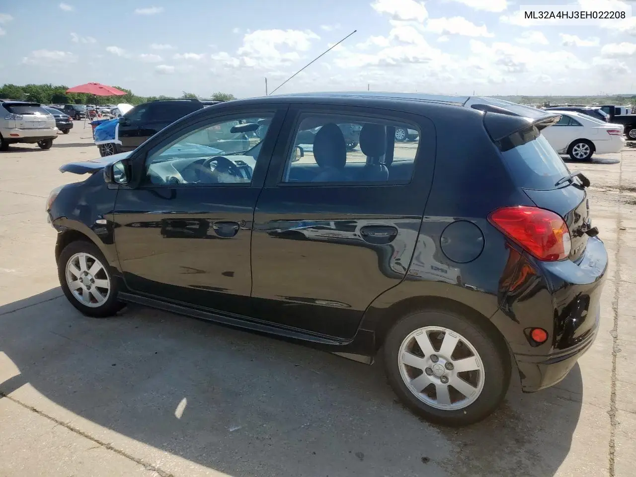 2014 Mitsubishi Mirage Es VIN: ML32A4HJ3EH022208 Lot: 61242475