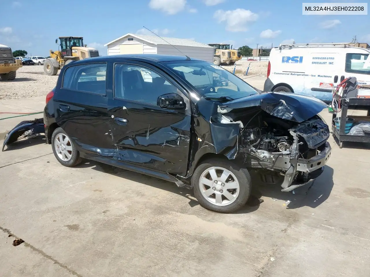 2014 Mitsubishi Mirage Es VIN: ML32A4HJ3EH022208 Lot: 61242475