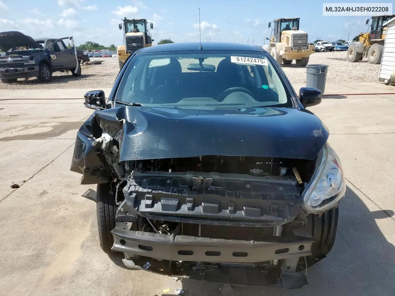 2014 Mitsubishi Mirage Es VIN: ML32A4HJ3EH022208 Lot: 61242475