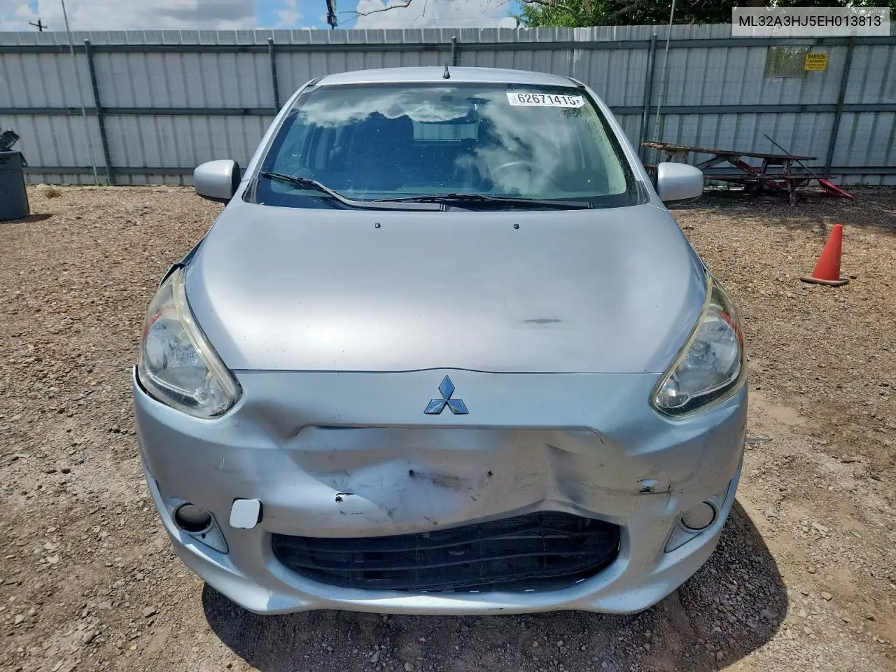 2014 Mitsubishi Mirage De VIN: ML32A3HJ5EH013813 Lot: 62671415