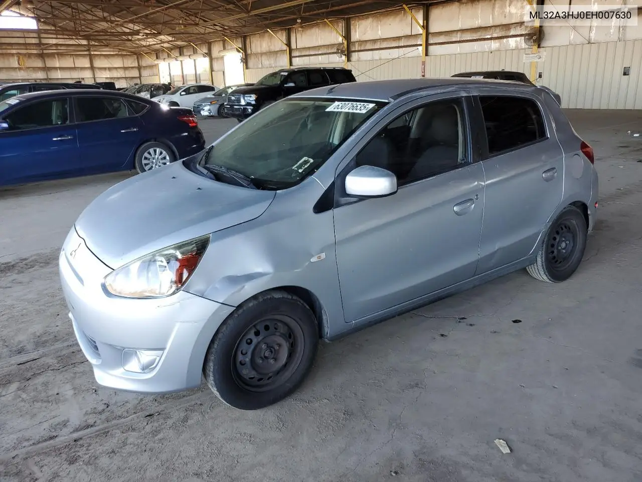 2014 Mitsubishi Mirage De VIN: ML32A3HJ0EH007630 Lot: 63076635