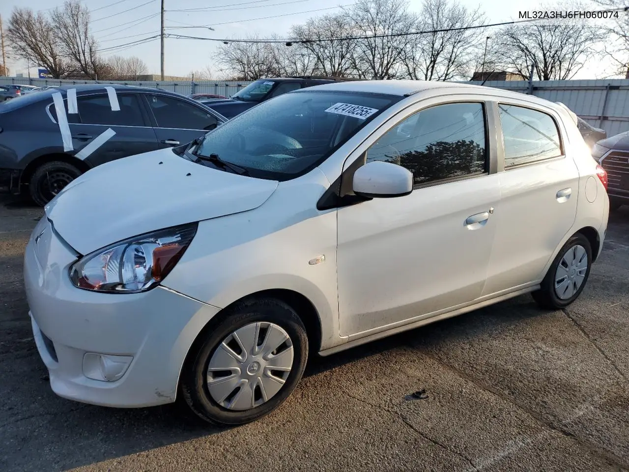 2015 Mitsubishi Mirage De VIN: ML32A3HJ6FH060074 Lot: 47418255