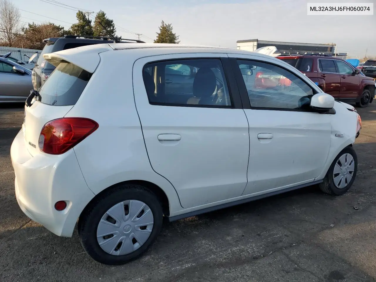 2015 Mitsubishi Mirage De VIN: ML32A3HJ6FH060074 Lot: 47418255