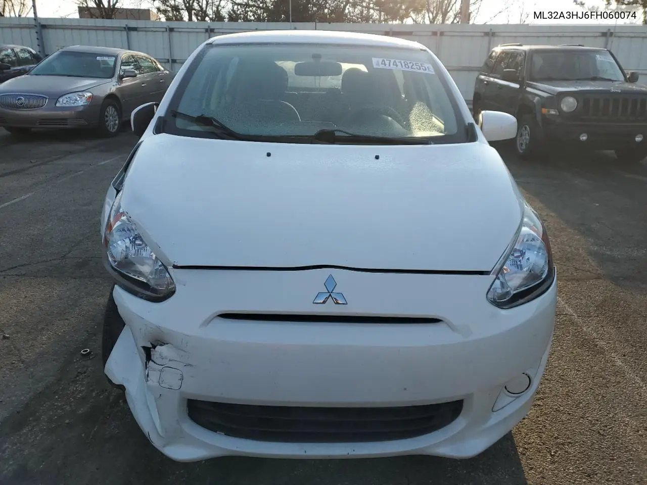 2015 Mitsubishi Mirage De VIN: ML32A3HJ6FH060074 Lot: 47418255