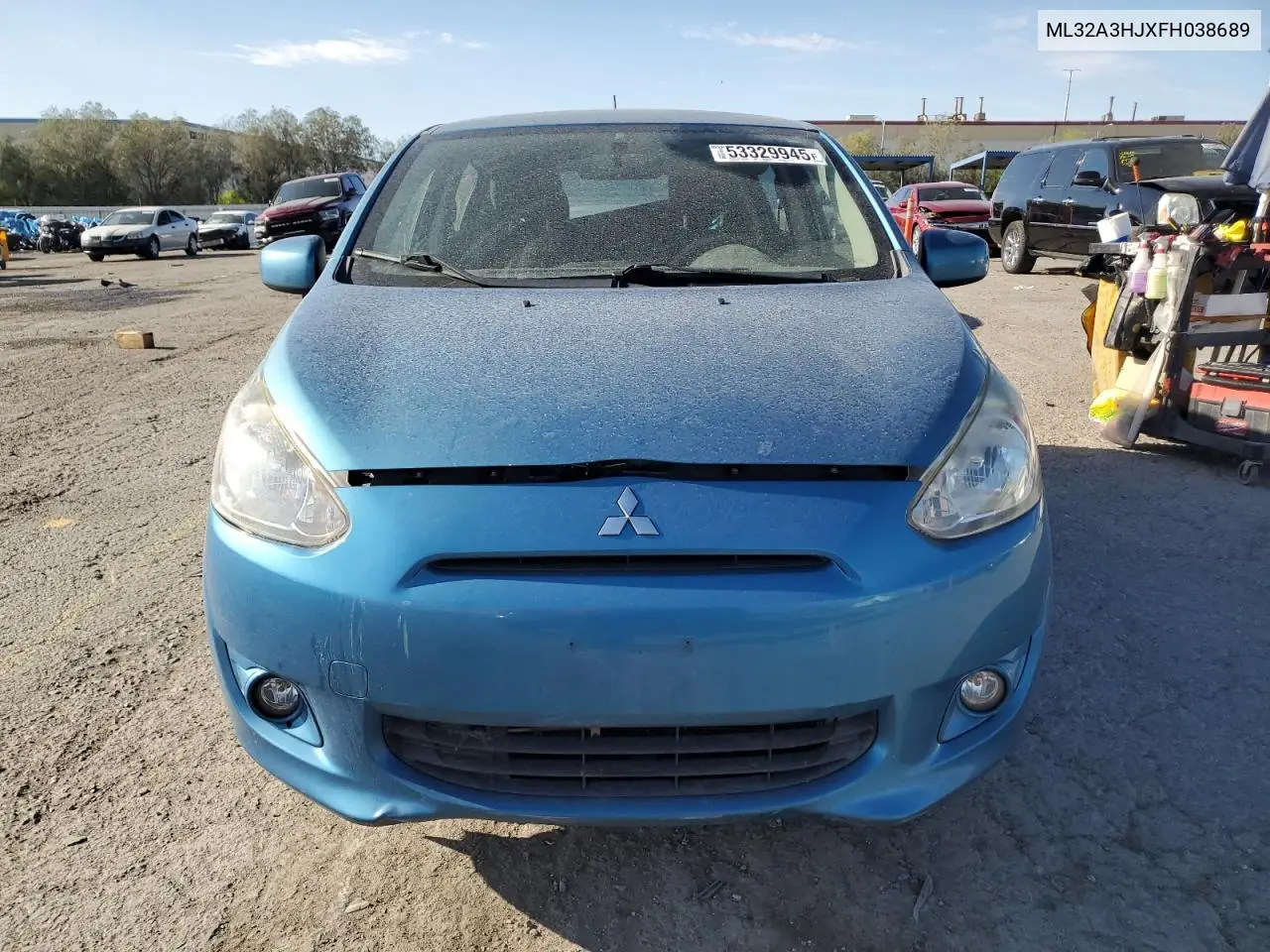 2015 Mitsubishi Mirage De VIN: ML32A3HJXFH038689 Lot: 53329945