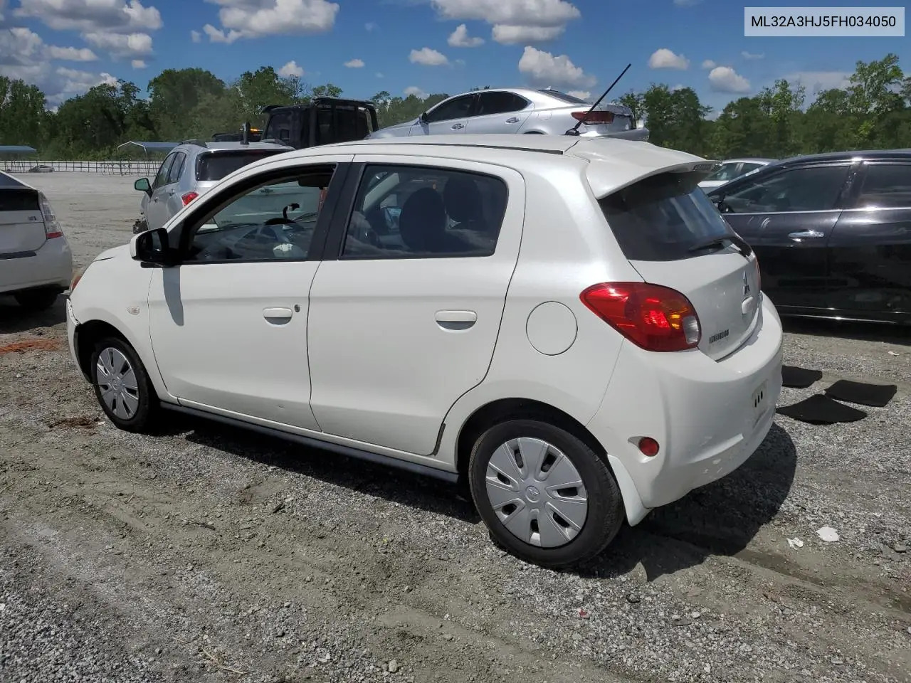 2015 Mitsubishi Mirage De VIN: ML32A3HJ5FH034050 Lot: 55733275