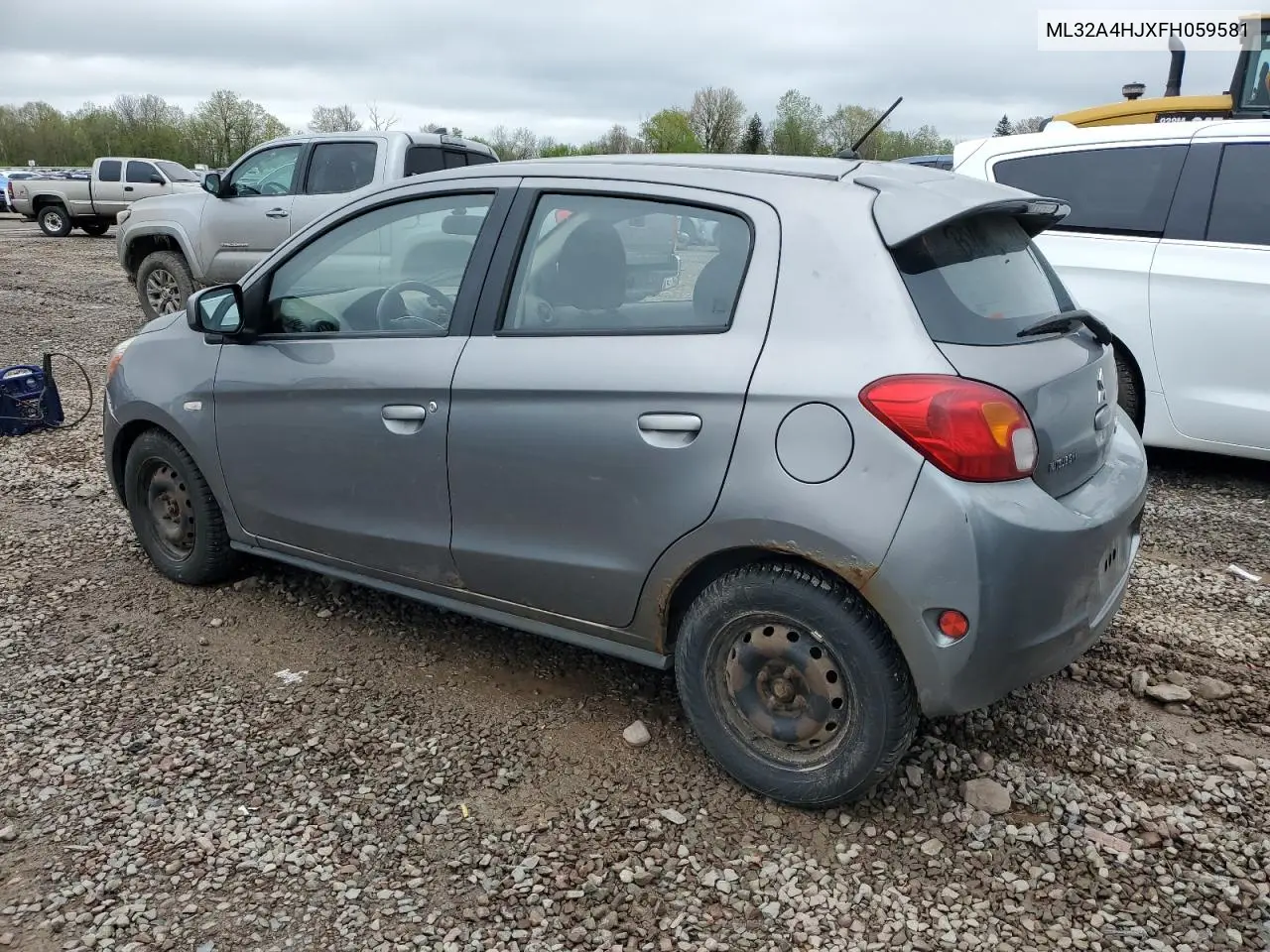 2015 Mitsubishi Mirage Es VIN: ML32A4HJXFH059581 Lot: 56106405