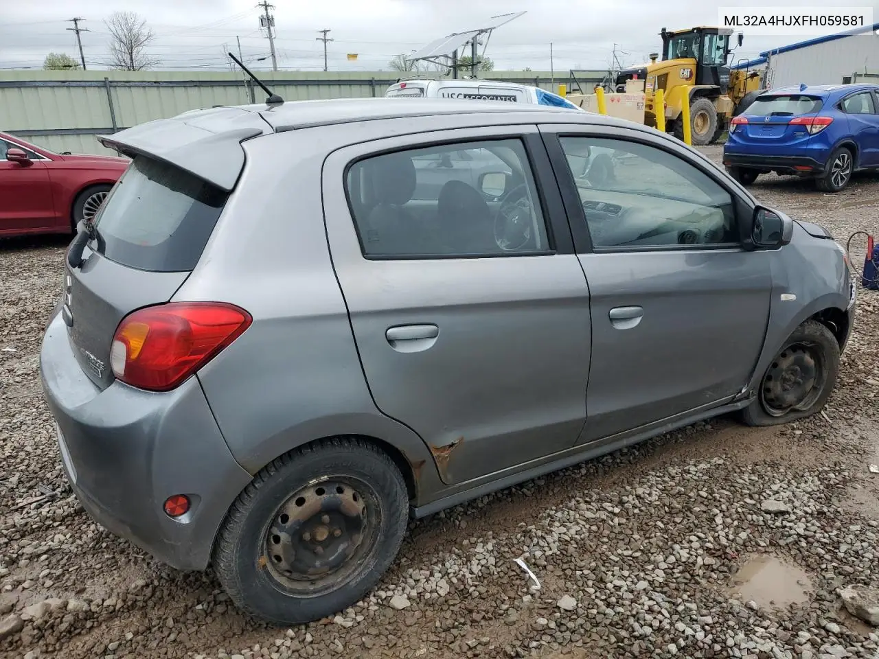 2015 Mitsubishi Mirage Es VIN: ML32A4HJXFH059581 Lot: 56106405
