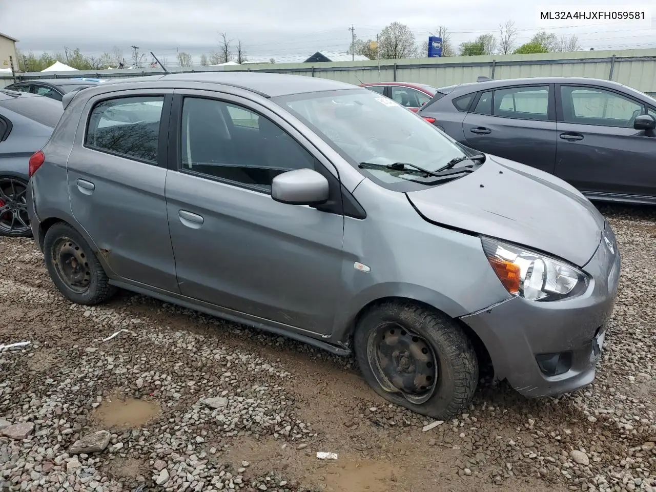 2015 Mitsubishi Mirage Es VIN: ML32A4HJXFH059581 Lot: 56106405